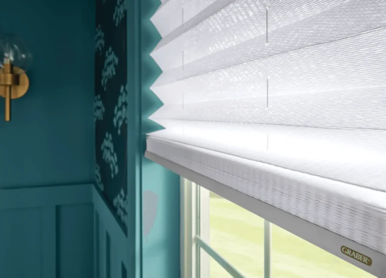 Graber Pleated Shades Closeup