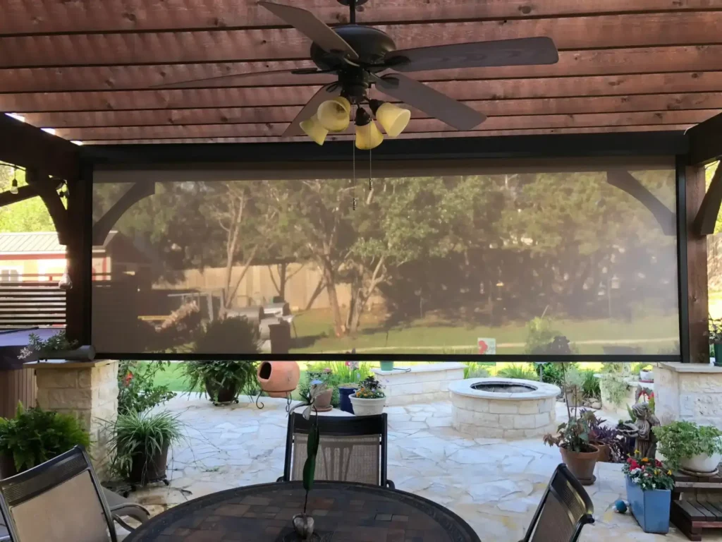 Insolroll Exterior Shades in Patio