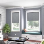 Modern room with cellular shades