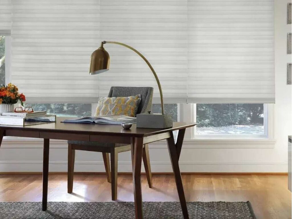hunter douglas white shades