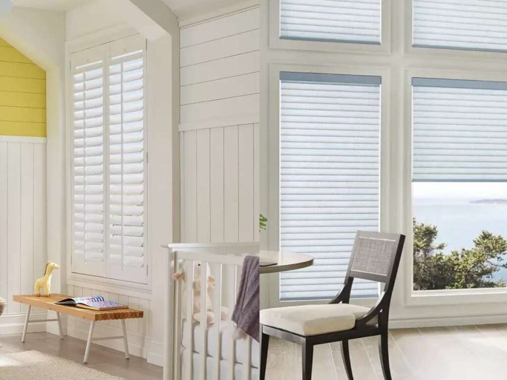 hunter douglas shutters vs. shades