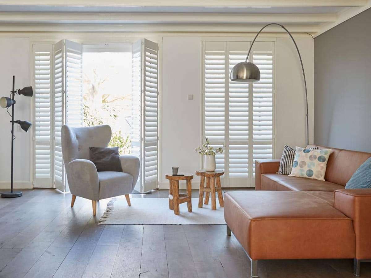 Norman Brightwood Shutters in Living Room