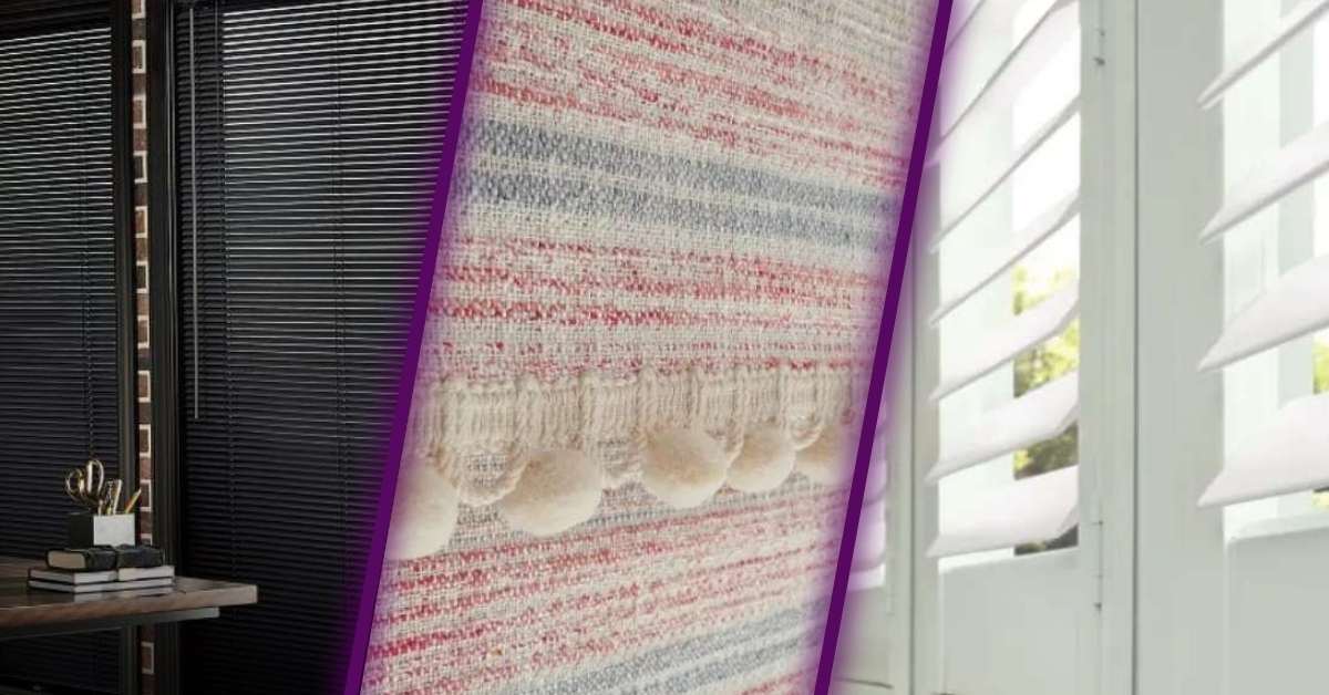 Comparison between blinds, shades, and shutters.