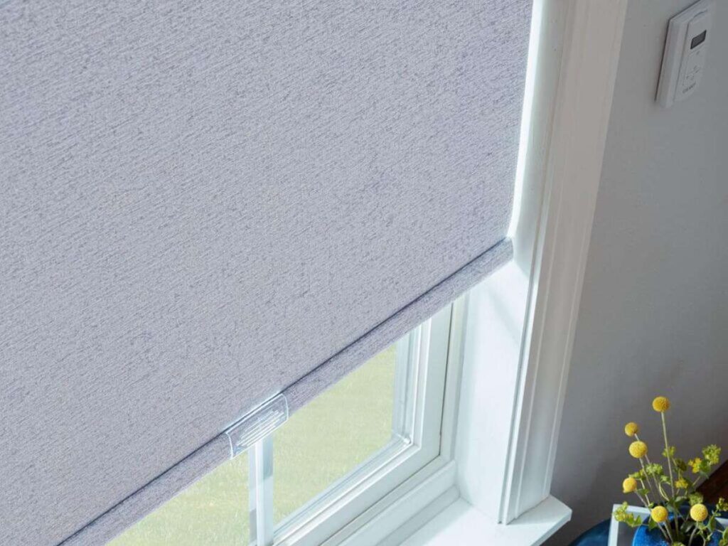 Graber Motorized Roller Shades Closeup