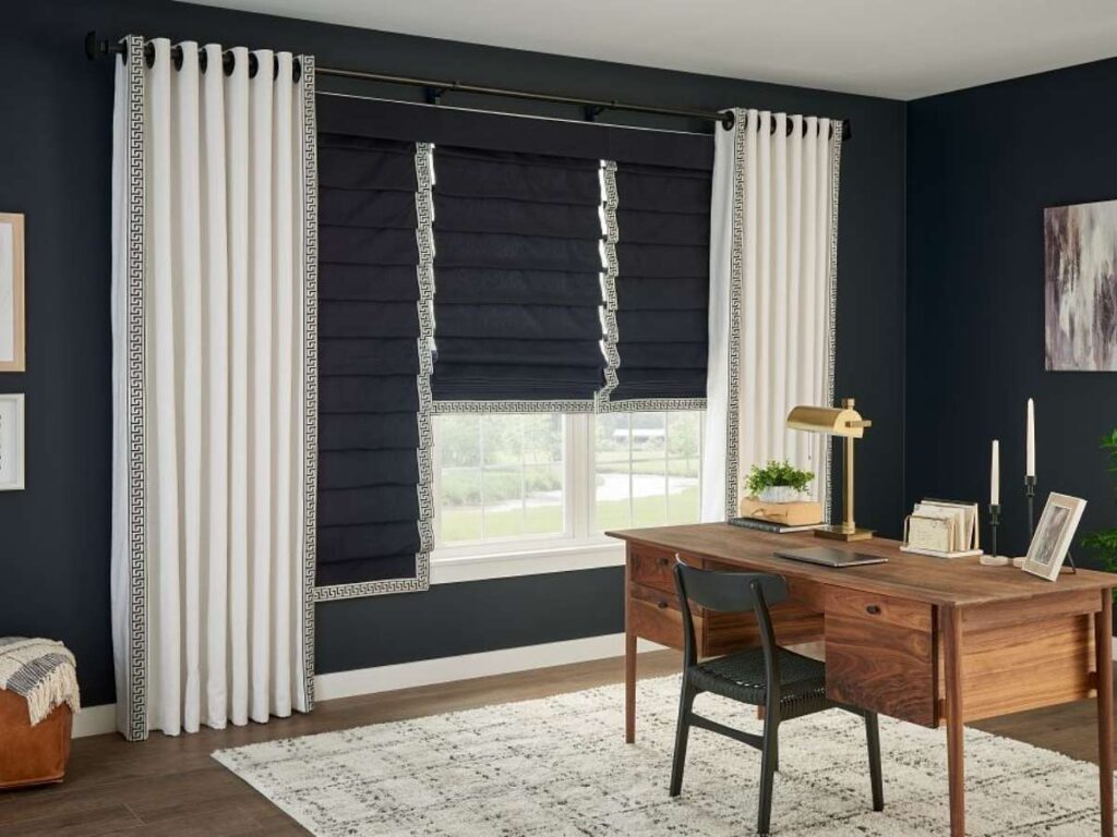 Horizons White Drapery