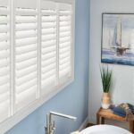 composite shutters in a bathroom