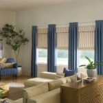 Horizons Roman Shades with Side Panels