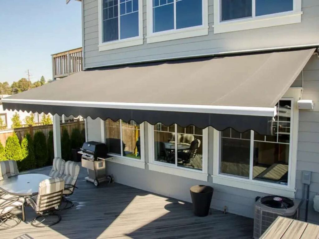 retractable awnings in a home