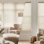 Blinds vs. Shades Living Room
