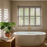 Composite Shutters Bathroom Interior
