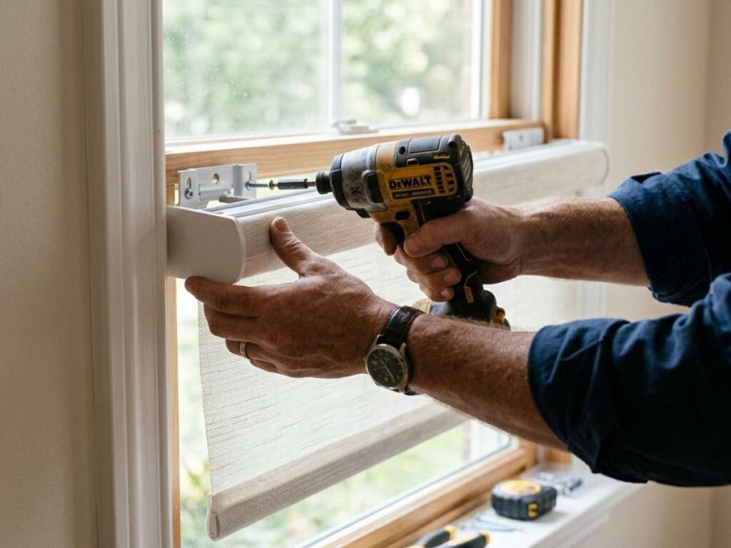 This is a photo of an installer