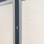 This is a photo of motorized sheer shades