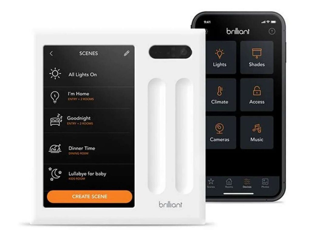This is a photo of the app in the smartphone- automated shades