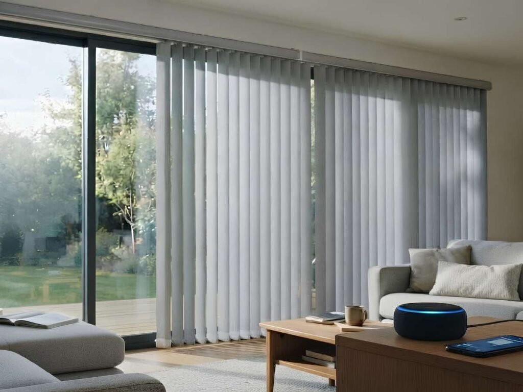 Motorized Vertical Blinds Automated Alexa