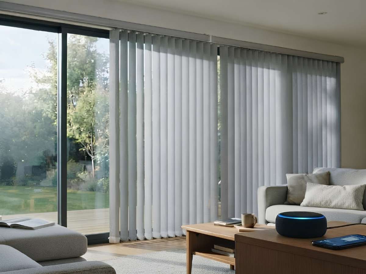 Motorized Vertical Blinds Automated
