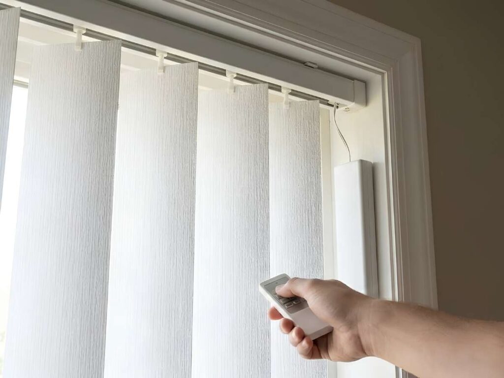 Motorized Vertical Blinds Remote Control