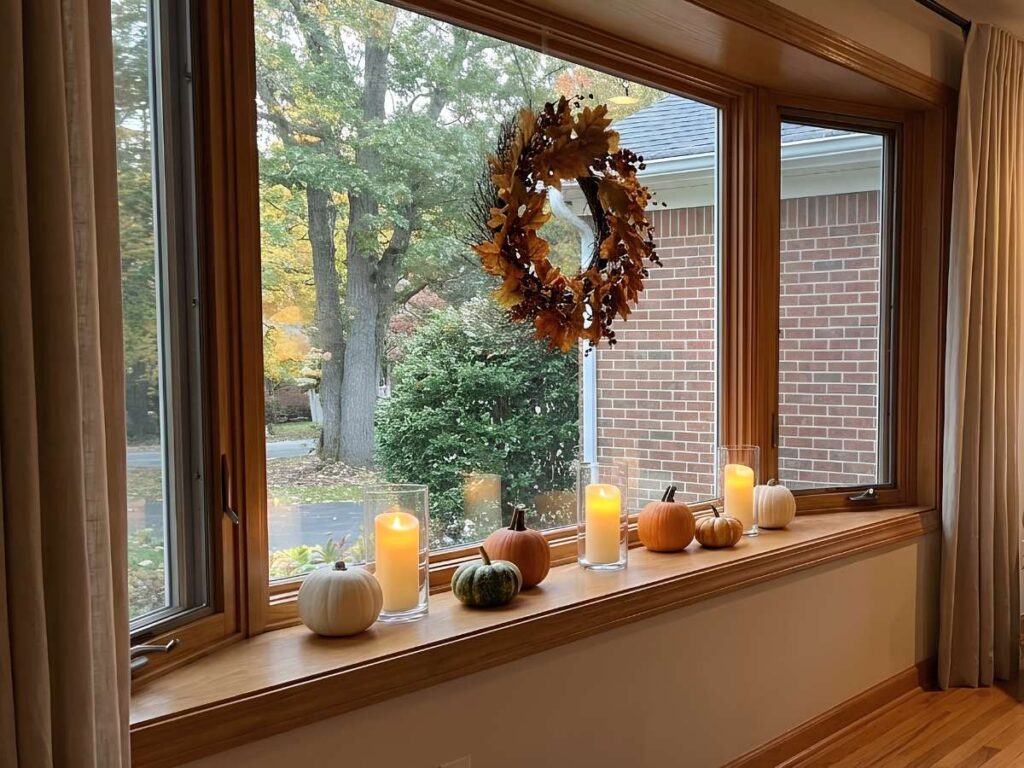 Thanksgiving Window Ideas Simple Window Display